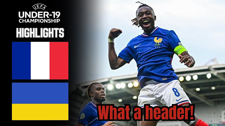 France vs Ukraine | U19 Euro Championship Semi Final Highlights | July 25, 2024