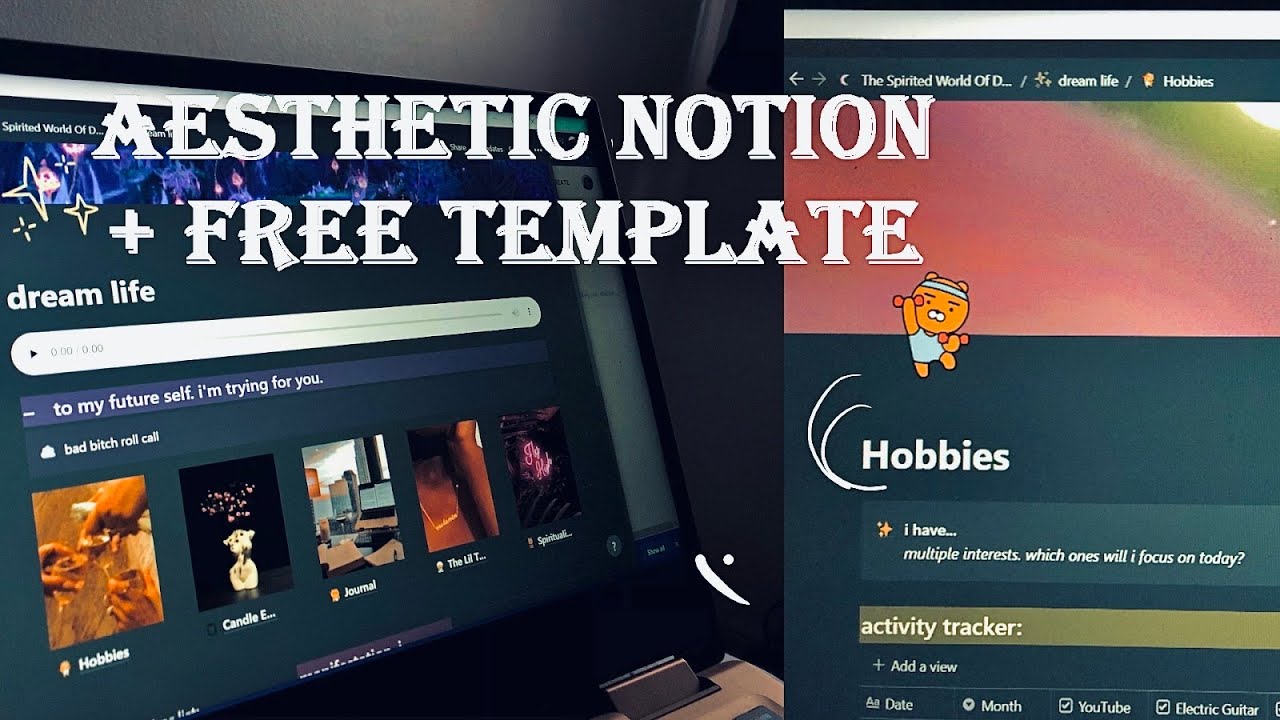 how-to-make-notion-aesthetic-free-template-youtube