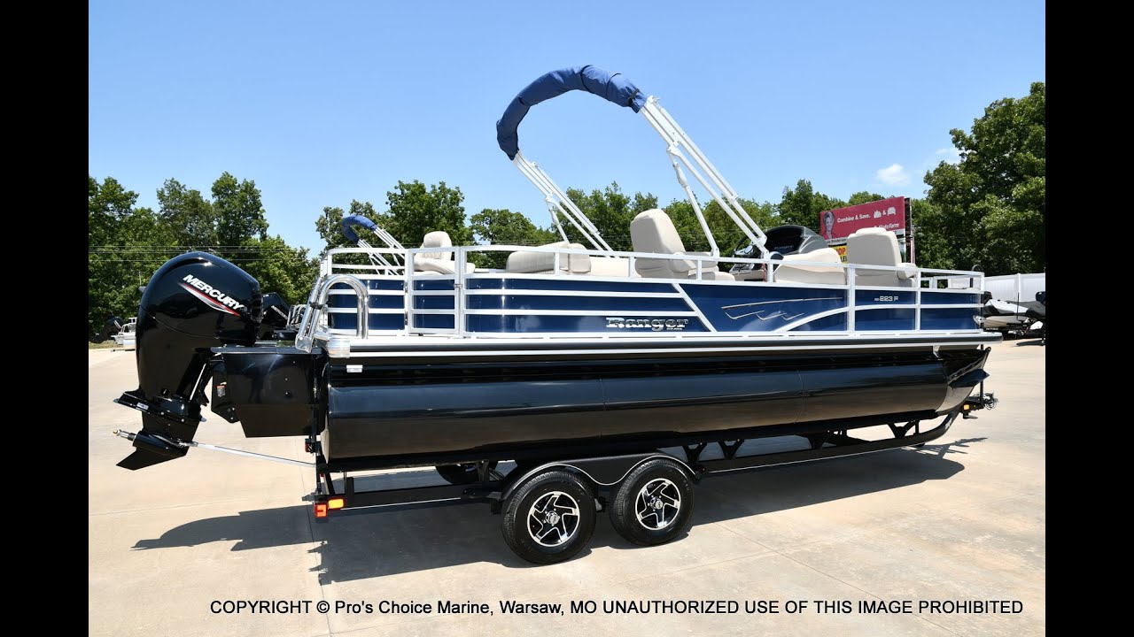 2024 Ranger pontoon boat 223F Fish Tri-Toon w/150HP Mercury 4 Stroke ...