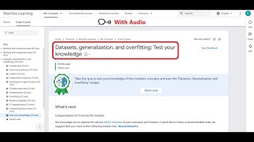 Datasets, generalization, and overfitting: Test your knowledge | Machine Learning Course | Google