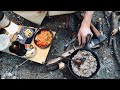 夜長のミニマムソロキャンプ 料理回 (Part42)solo camping minimum equipment.