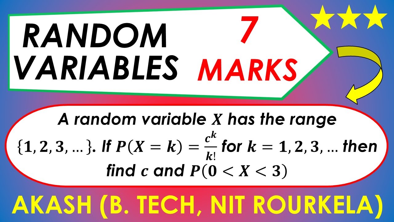 Maths 2A Random Variables 7 Marks Q7 | TS and AP #maths2a - YouTube
