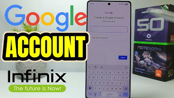 How to Create Google Account in Infinix Note 50 Pro