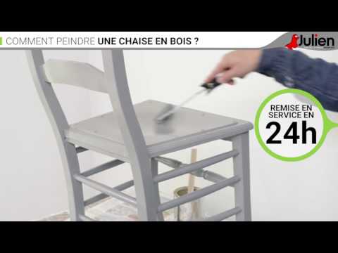 Comment peindre une chaise en bois ? - Peintures Julien