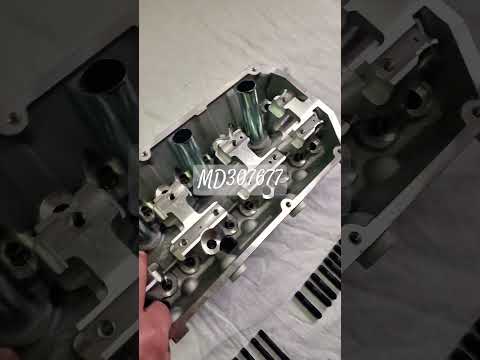 Головка блоку ціліндрів права, 24 клапана MATOMI HA1808 Паджеро 3.0 V6 6G72 MD307677, відео 1