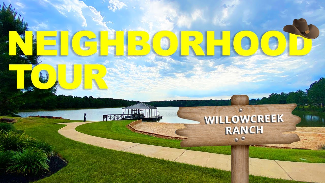 Tour of the ranchstyle community in Houston Willowcreek Ranch YouTube