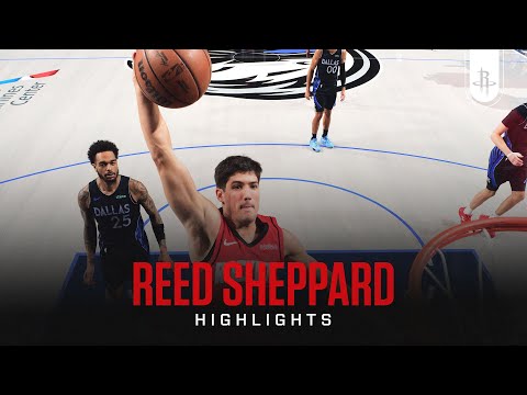 Reed Sheppard (12 points) Highlights vs. Dallas Mavericks
