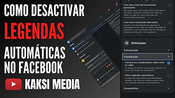 Como tirar legenda da Live do Facebook?
