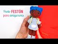 Bordar amigurumis: el punto festón