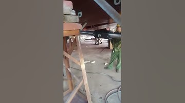 TDG90 Portable line boring machine on site