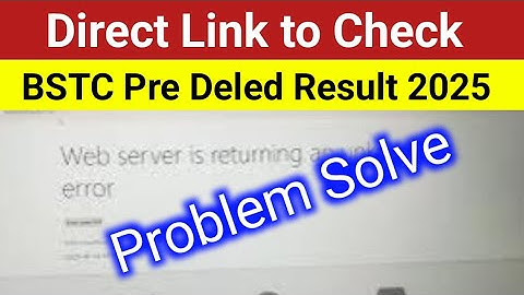 Direct Link to Check Pre Deled Result 2025 | Predeledraj2025 Result kaise check kare #Predeledresult