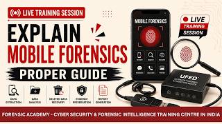 Explain Mobile Forensics Proper Guide Live Training Session #mobileforensics #livetrainingclass