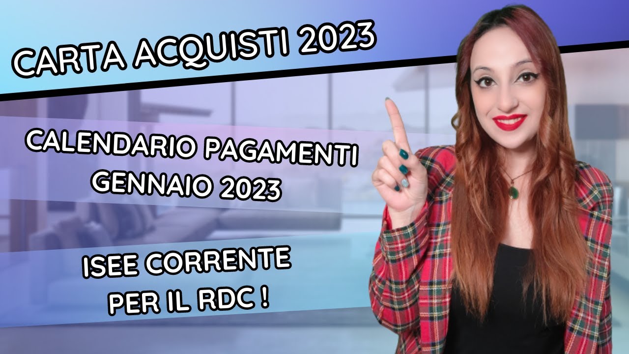 🟢CARTA ACQUISTI COME FARE DOMANDA 2023 🟠 CALENDARIO PAGAMENTI INPS 🔴