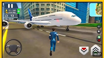 Flight Airplane City Pilot Simulator - Plane Boeing Emergency Landing - Android GamePlay