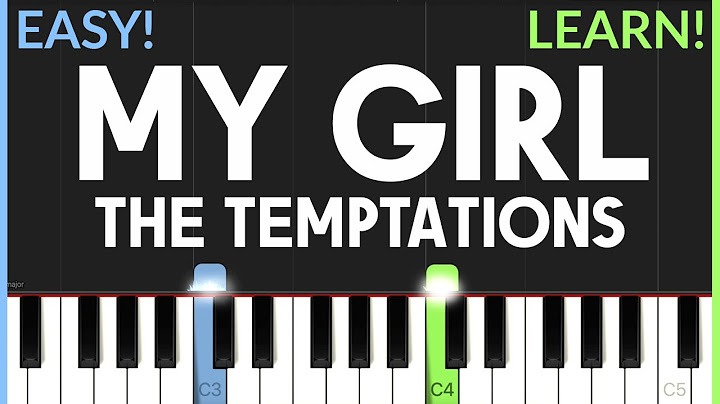 My Girl Piano version - Piano performance video thumbnail