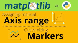 #7 Specify manual axis and customize markers in a plot | Matplotlib tutorial 2021