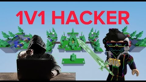 Another day another annoying hacker (Roblox bedwars)