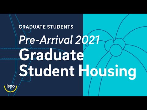 Pre-Arrival Webinar: Graduate Student Housing