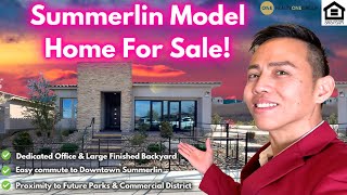 Las Vegas Single Story Model Home for Sale by Woodside Homes Summerlin