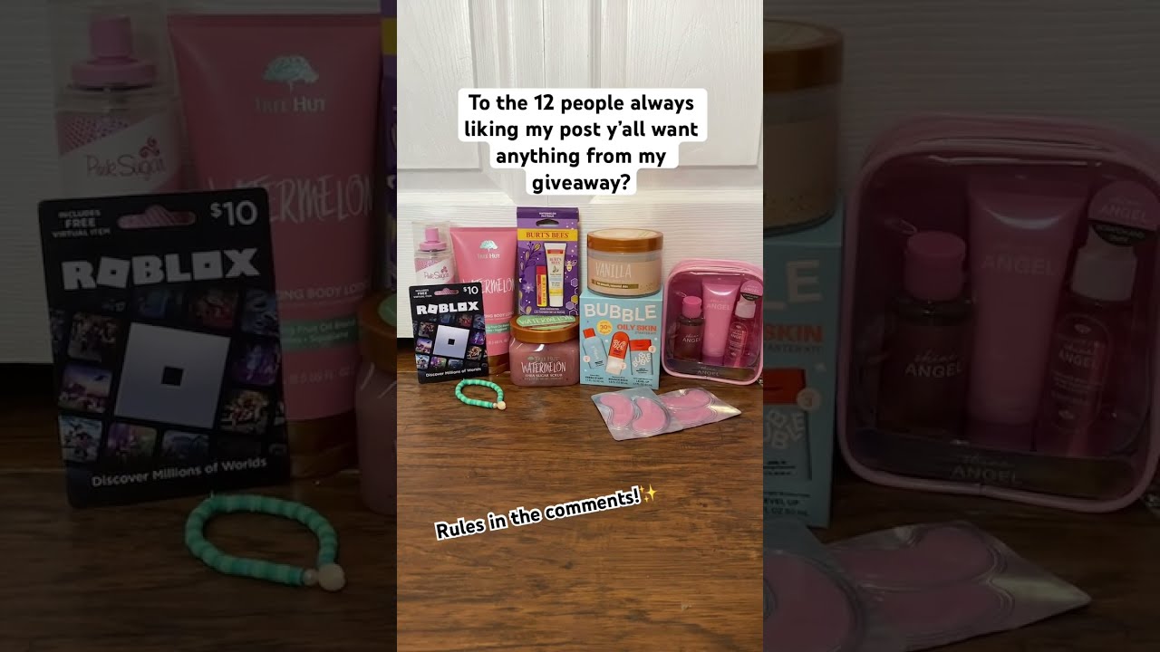 GIVEAWAY 5k Pinkpalmpuff Preppy Giveaway Fyp Viralshorts Skincare 600subs