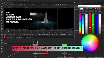 HOW TO MAKE VOLUME RAYS AND 3D PROJECTION IN NUKE || NUKE COMPOSITING || Nuke Tutorial [HINDI]