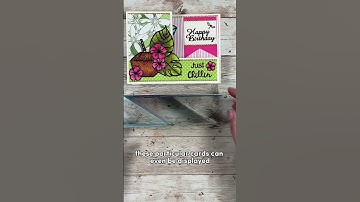 Fancy Fold Card Class - #shorts