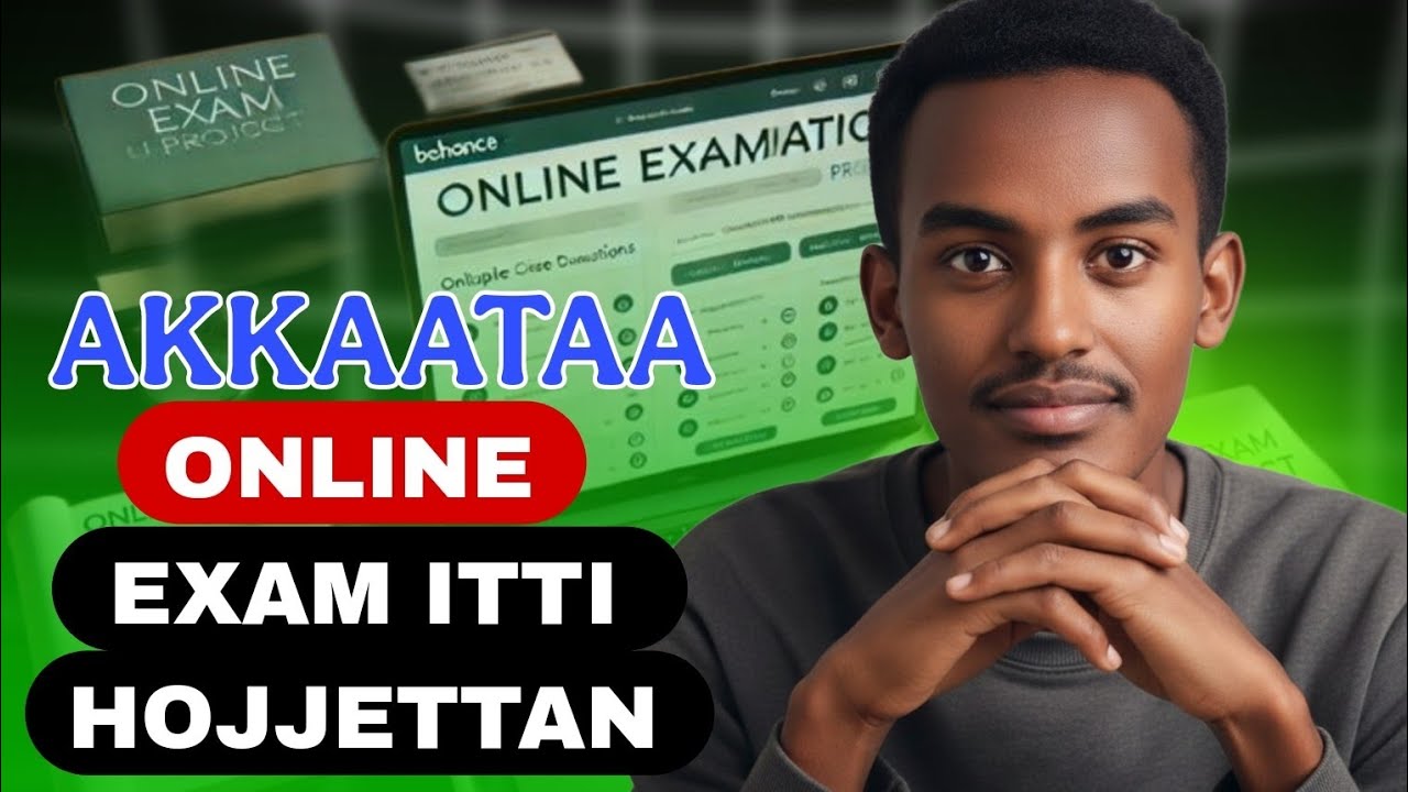 WAA'EE ONLINE EXAM DIRQAMA WAAN BEEKUU QABDAN