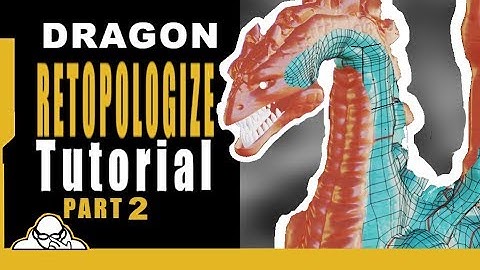 Blender 2.8 Dragon Retopology Part Two Step By Step Fully Narrated