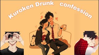 Kuroken drunk confession||Haikyuu texts screenshot 3