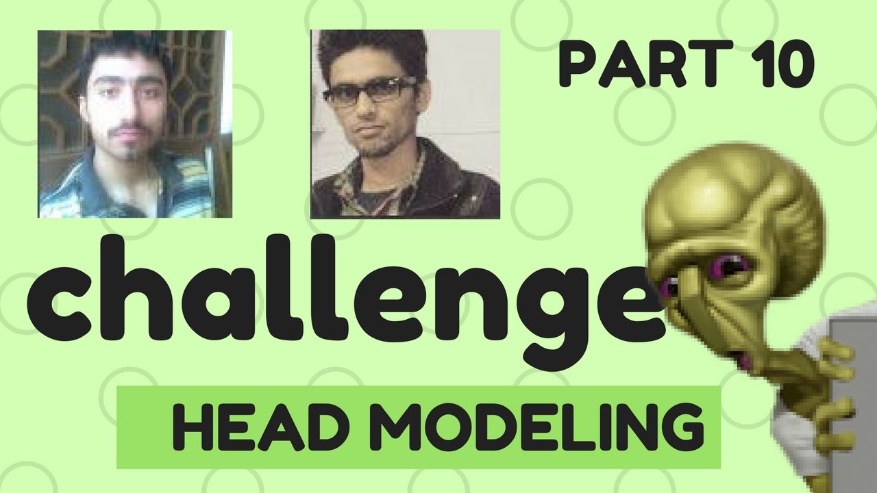 3Ds Max advanced Head modeling Head CHALLENGE HINDI 44 Part 79 - YouTube