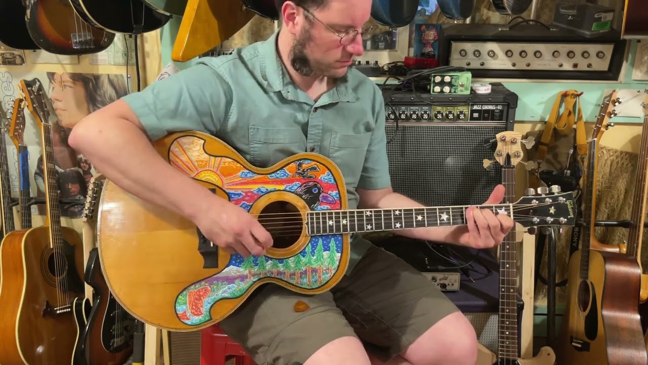 1968 Gibson Everly Brothers jumbo guitar (much modified) - YouTube