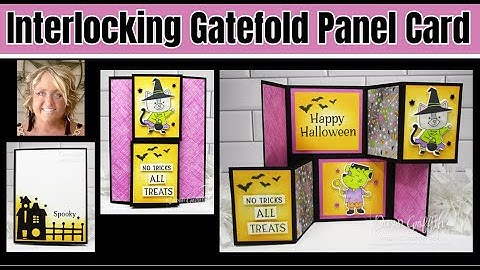 🔴Double Interlocking Gatefold Panel Card