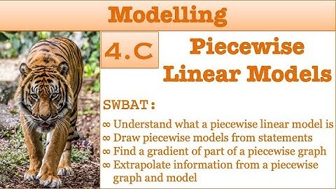4.C : Piecewise Linear Models
