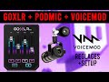 Je change de setup son go xlr mini et rode podmic  voicemod  discord