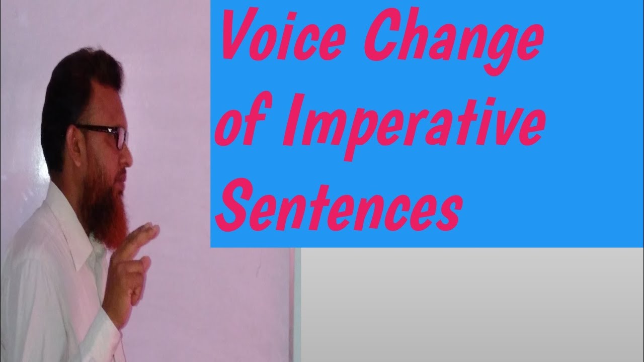Voice Change Imperative Sentence YouTube