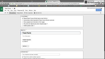 Viewing Responses From Google Forms