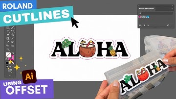BN20 Cutlines using OFFSET with border | Adobe Illustrator | Roland VersaWorks