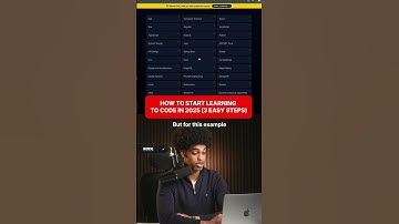 How To Start Learning To Code in 2025 (3 easy steps)