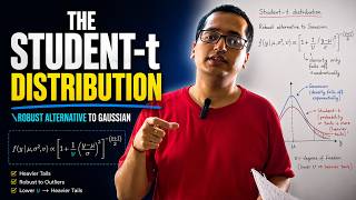 23. The Student-t distribution : Derivations, Handling robustness, understanding heavy tails