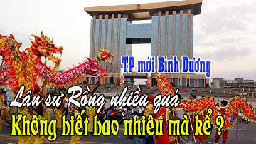Lân Sư Rồng diễu hành Rước Cộ Bà Thành Phố Mới Bình Dương 2019
