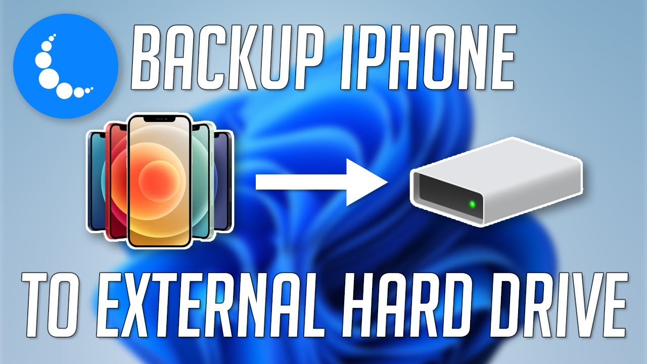 Backup iPhone (or External Hard Drive [for Windows] - Step by Step - YouTube