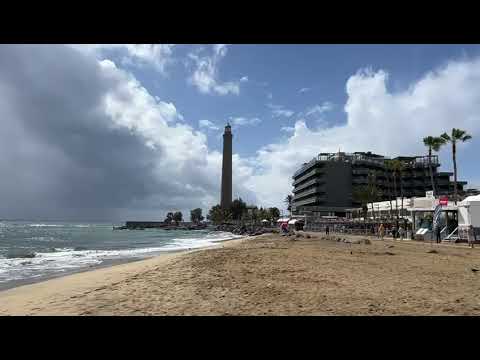 MASPALOMAS Gran Canaria 2023 🔴 Shopping Centre to Riu Palace Meloneras Hotel