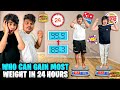 Who can gain most weight  in 24hours challenge with tsg ronish and mann ritik jain vlogs