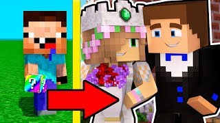 НУБ ЖЕНИЛСЯ НА ДЕВУШКЕ ! СВАДЬБА В Майнкрафт выживание в Minecraft #для детей #мультик игра и Дети