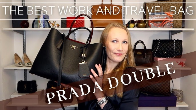 PRADA DOUBLE/CUIR BAG What fits 'Small to Mini' 
