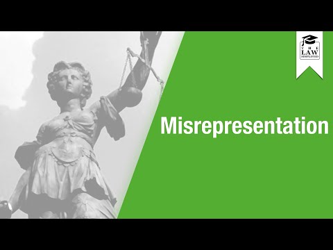 Video: Apa misrepresentasi yang tidak bersalah dalam hukum kontrak?