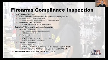 What to Expect During Your Next ATF Inspection