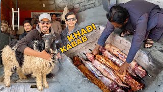 INSANE WHOLE STUFFED LAMB - Intestine BBQ & Khadi Kebab, Street Food In Quetta, Pakistan