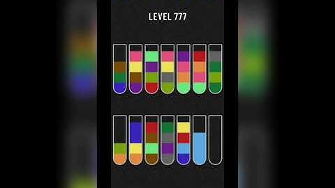 Water sort puzzle level 777