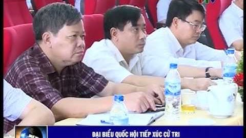 Đại biểu Quốc hội tiếp xúc cử tri tại Yên Định và Thiệu Hóa.